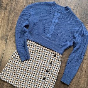 Frank and Oak Cropped Sweater
